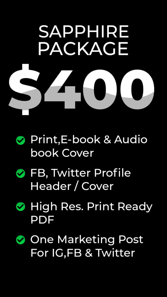 Book Cover Design Cost 400 Dollars